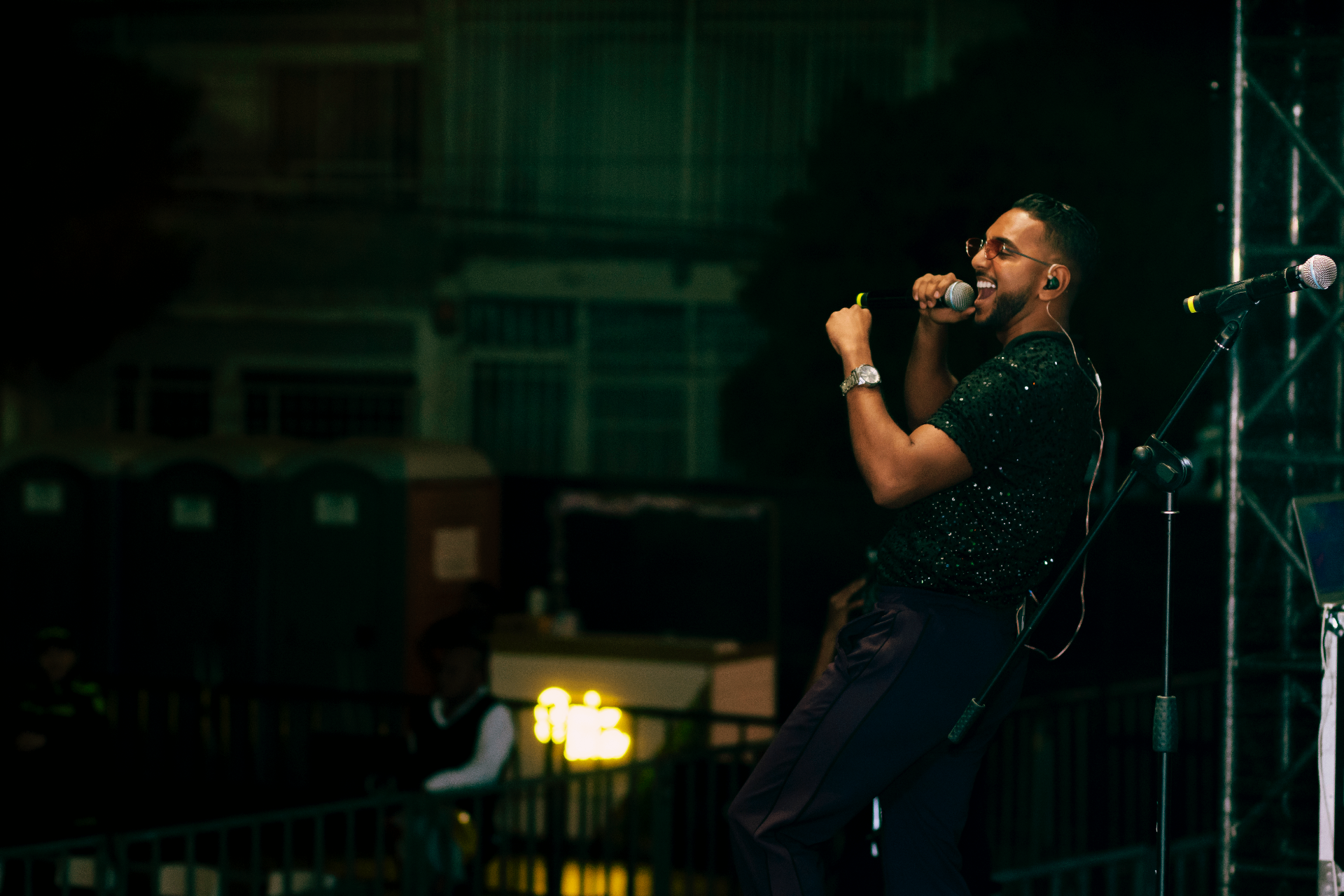 Live · On stage